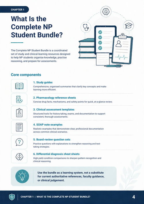 The Complete NP Student Bundle: A Study Guide for Nurse Practitioner Students